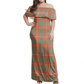 Clan Bruce Ancient Tartan Hawaii Dress RE64 Clan Bruce Tartan Hawaii Dress